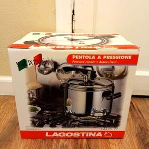 Lagostina Pressure Cooker 7L Open Box New